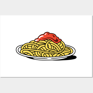 Spaghetti pasta Posters and Art